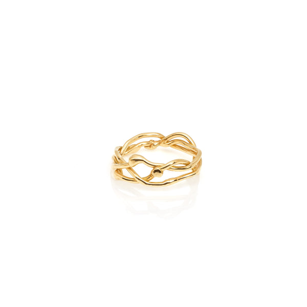 18k Yellow Gold Vine Ring