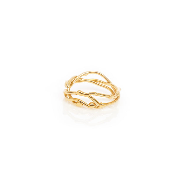 18k Yellow Gold Vine Ring