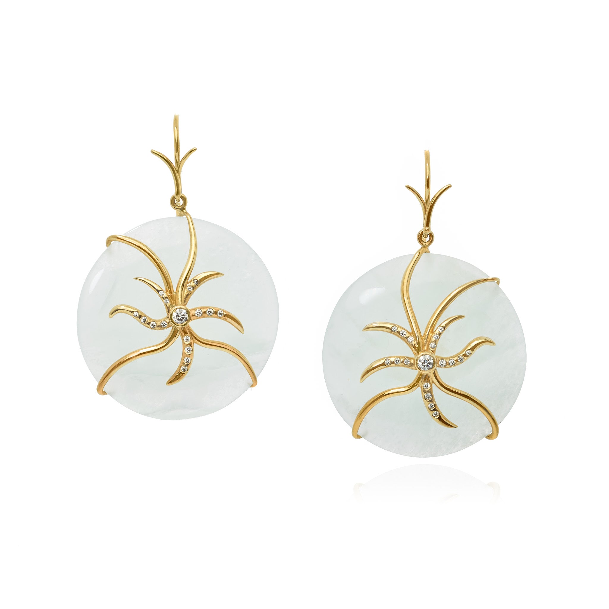 Aquamarine "Flora" Earring