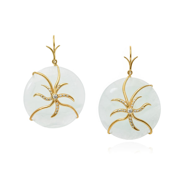 Aquamarine "Flora" Earring