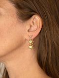 Green Grosular Garnet Earrings