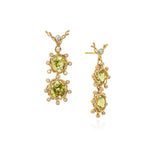 Green Grosular Garnet Earrings