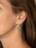 Chrysophrase drop earring