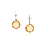 Citrine lintel earrings