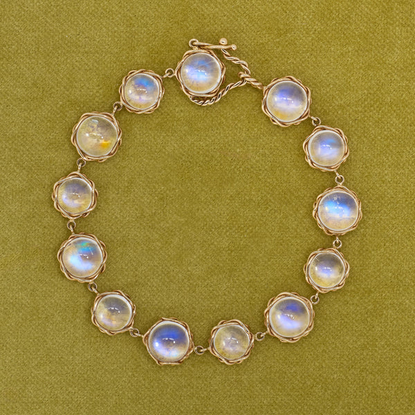 Blue Moonstone Bracelet