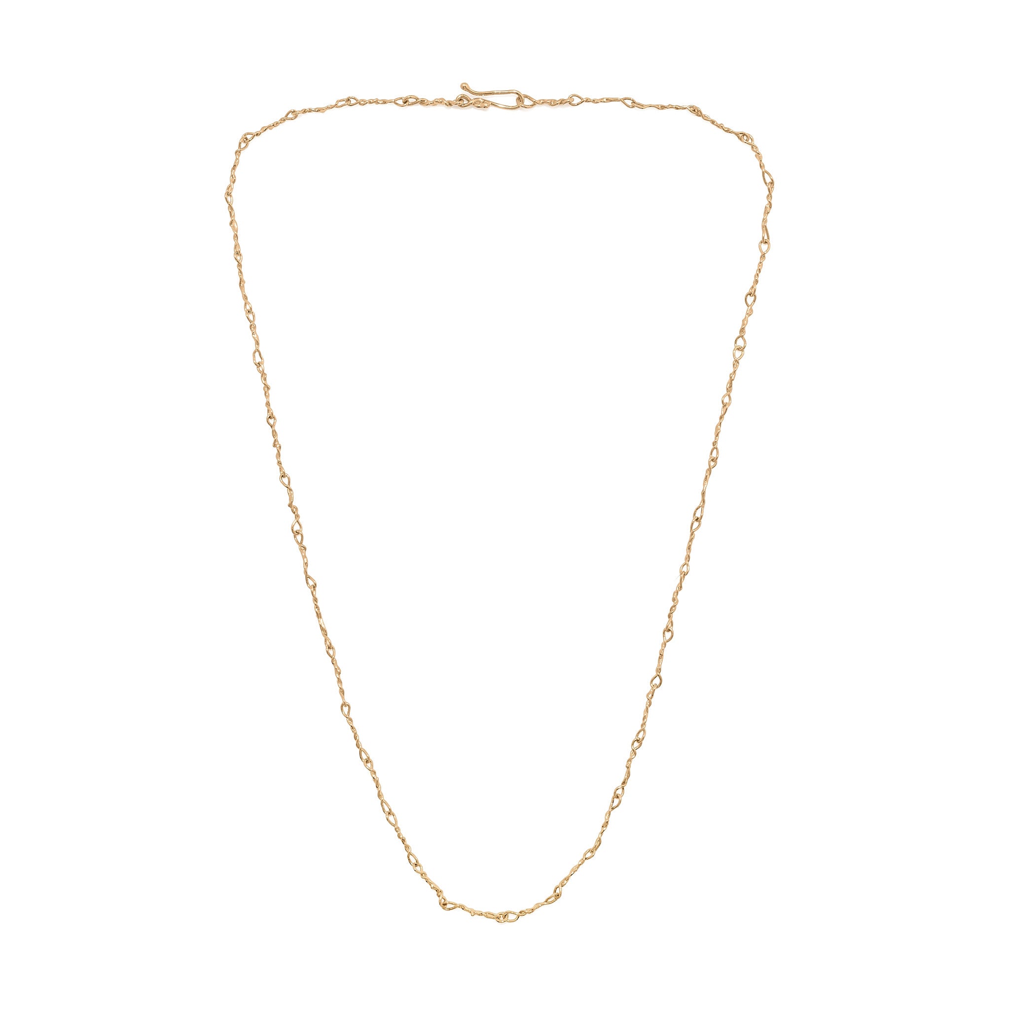 18k Yellow Gold Small Vine Chain Necklace