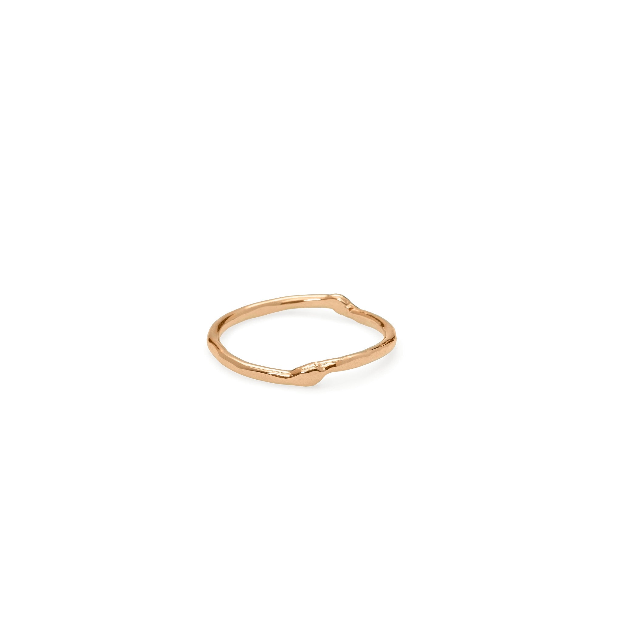 18k Yellow Fused Gold Ring