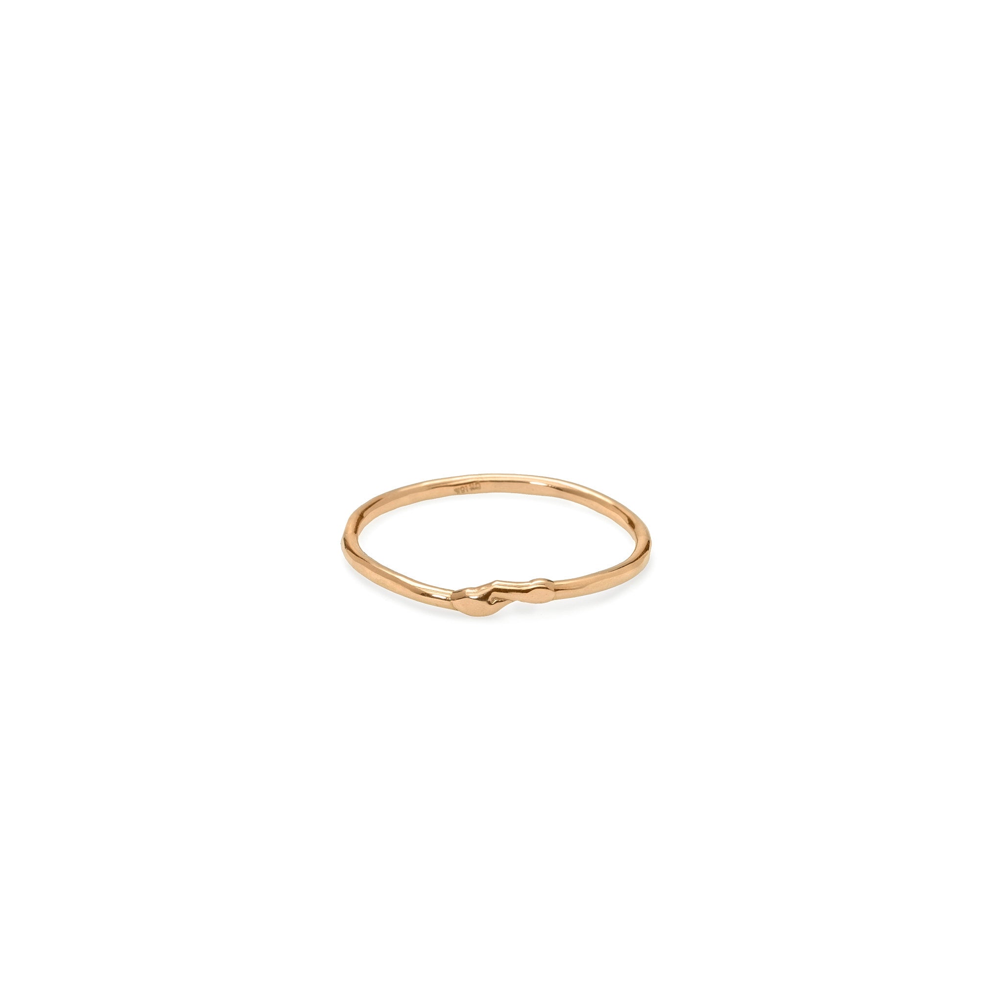 18k Yellow Fused Gold Ring