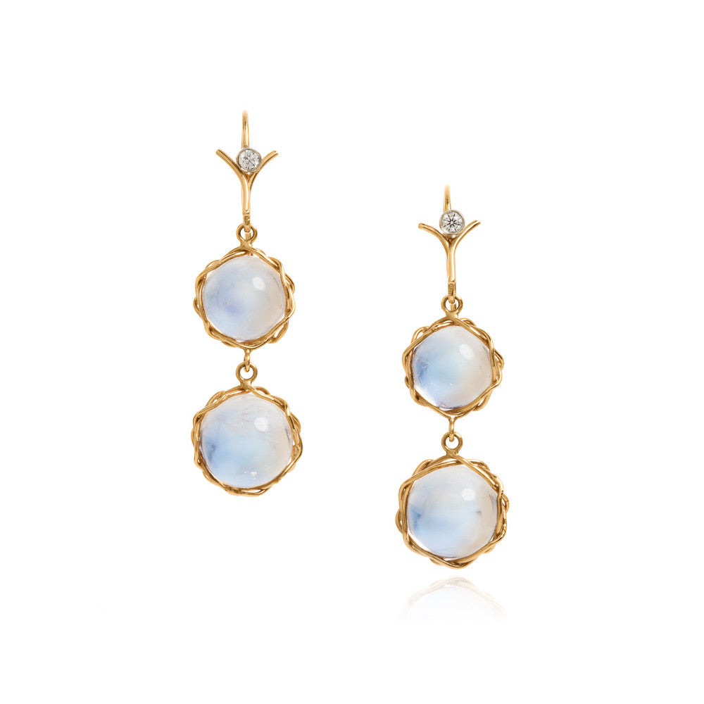 Moonstone Eclipse Earrings – Ker-ij Jewelry Design