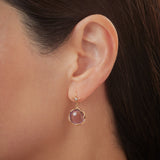 Amethyst lintel earrings